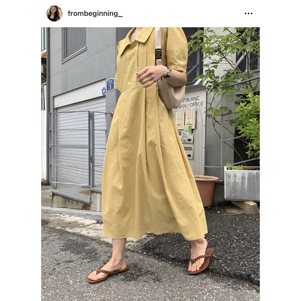 Váy dài vintage của FromBeginning