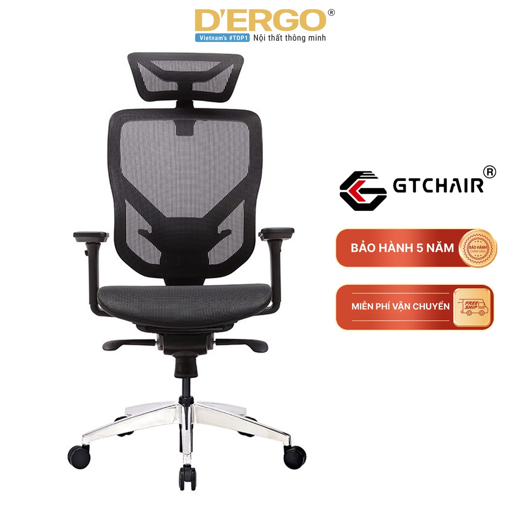 Ghế Công Thái Học Cao Cấp Ergonomic GTChair Vida M