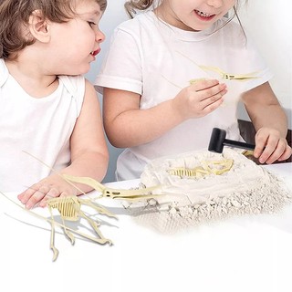 Hóa thạch khủng long, đồ chơi khảo cổ cho bé