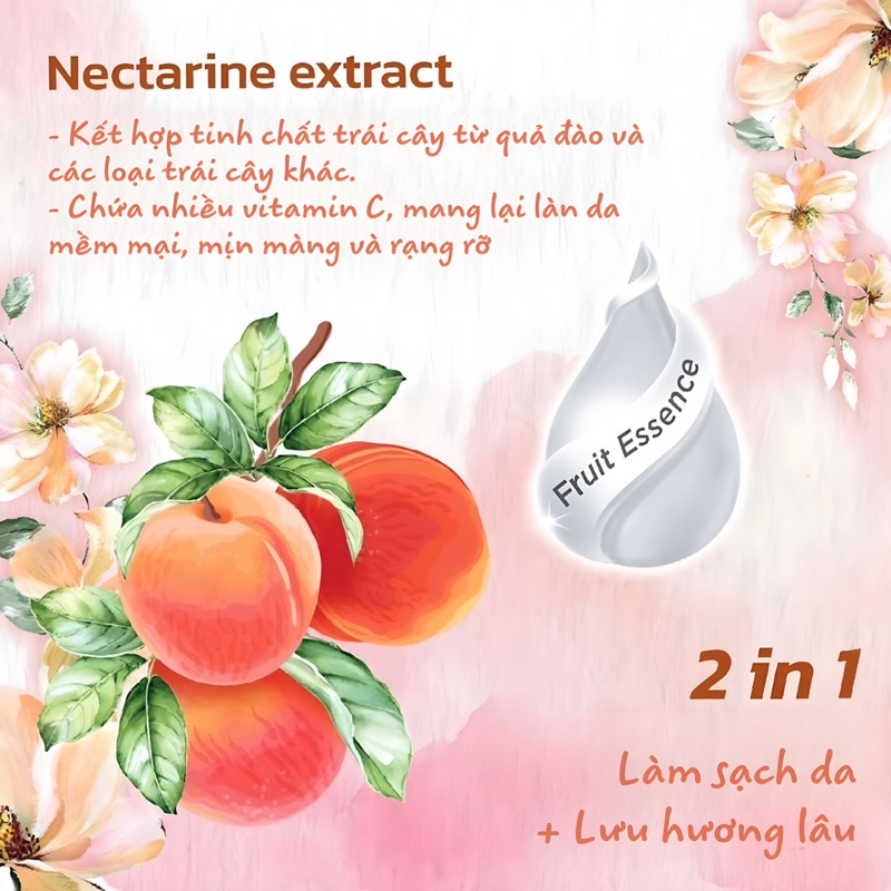 Sữa Tắm Benice Thái Lan Chiết Xuất Đào Peachy Collagen 180ml