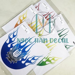 Tem dán mỏ dè trước sau xe máy hình đại bàng27