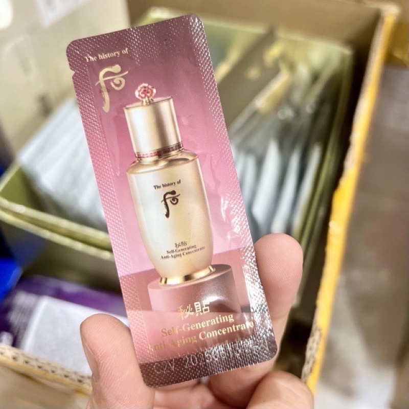 1 gói tinh chất Whoo Bichup Self-Generating Anti-Aging Essence - Chuẩn Auth