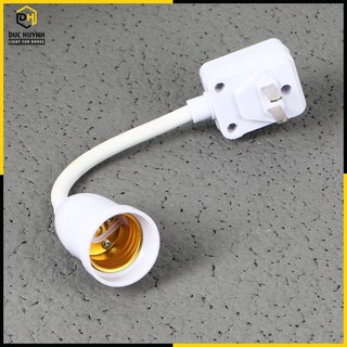 Đui đèn E27 xoay 360 độ có công tắc cắm trực tiếp ổ điện tiện lợi Đức Huỳnh DN090