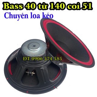 [Hàng nhập khẩu] Loa bass 4 tấc coil 51 từ 140, bass 40 từ 140 coil 51 -  bass 15 inch - giá một cái