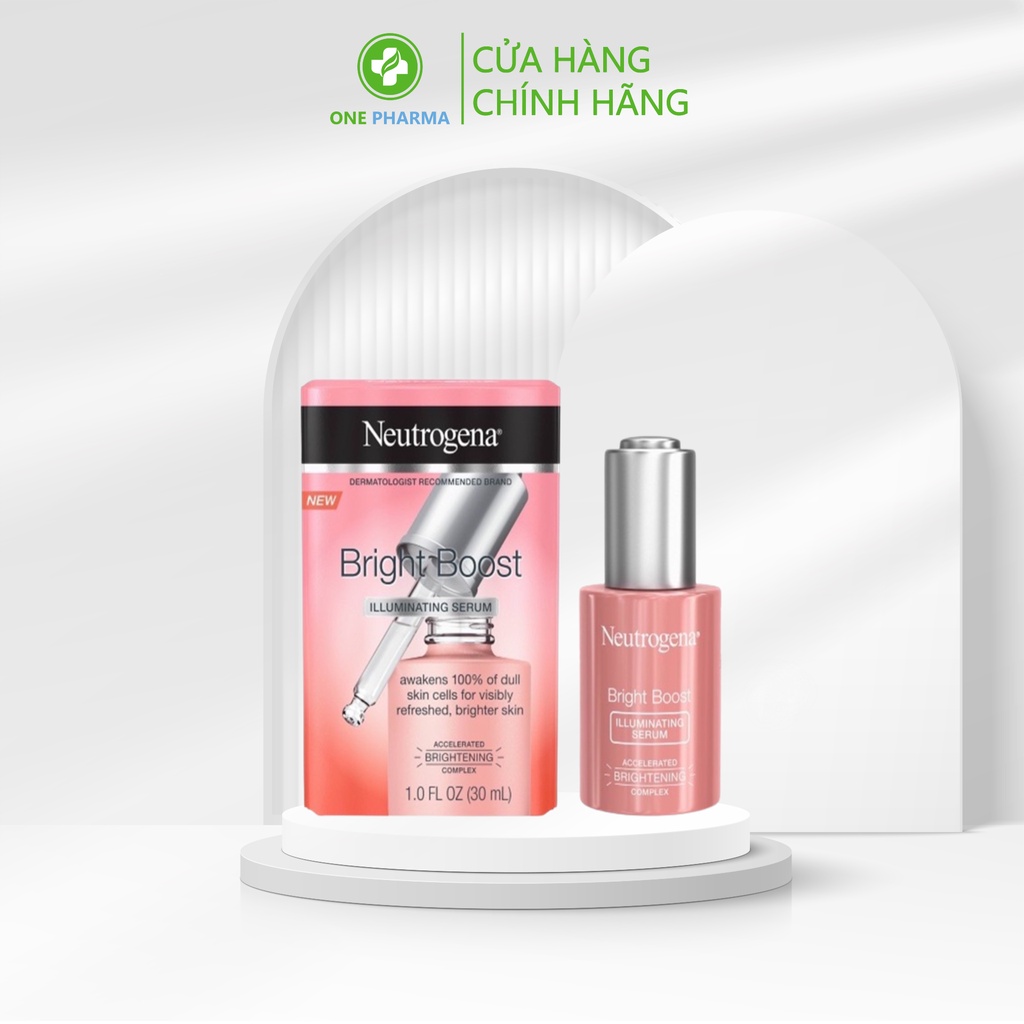 Serum dưỡng trắng và phục hồi da Neutrogena Bright Boost iLLuminating Serum 30ml