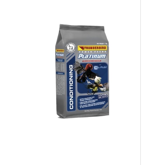 Thức ăn gà đá 1kg platinum thunderbird