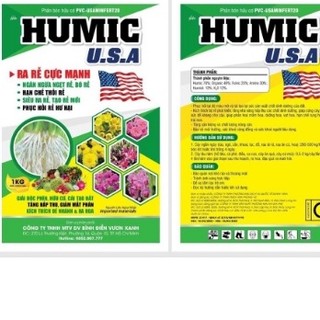 Phân hữu cơ humic u.s.a - siêu ra rễ, tạo rễ mới humic usa
