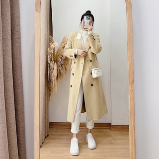 ( Ảnh thật ) Áo dạ ép lông cừu cổ phối màu