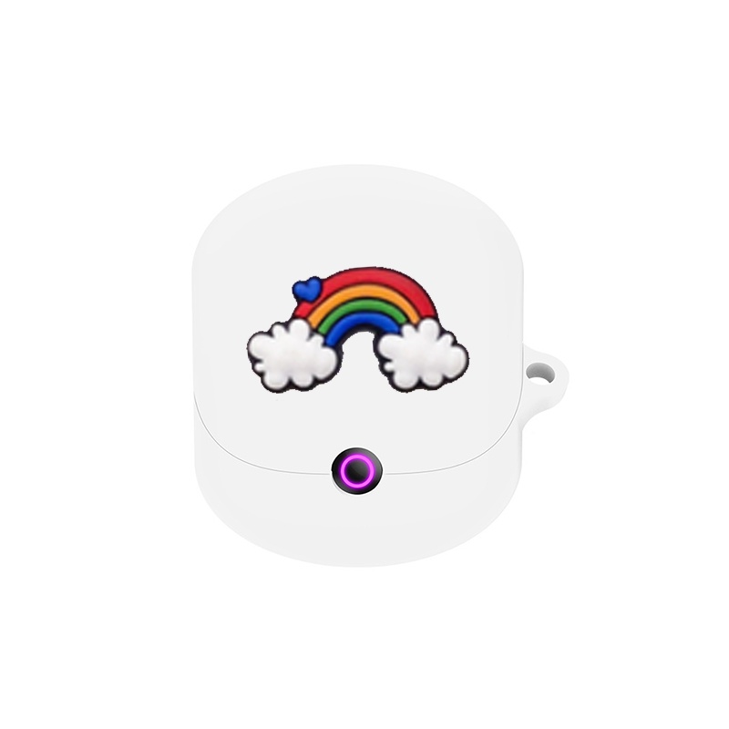 Vỏ Bảo Vệ Hộp Sạc Tai Nghe Bluetooth Anker Soundcore Vr P10 Bằng Silicon Họa Tiết Hoạt Hình Kèm Móc Treo Tiện