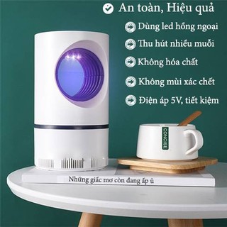 Đèn bắt muỗi thông minh cắm cổng usb - máy bắt muỗi thông minh diệt côn trùng hiệu quả