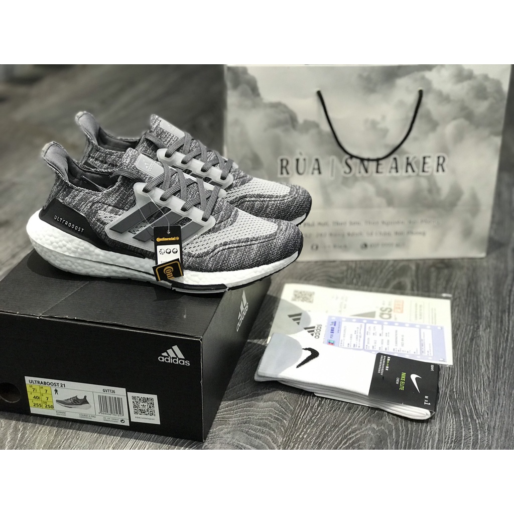 Siêu Phẩm Giày Thể Thao Sneaker UlTra/boost 7.0 Ghi Xám Đế Ép New 2022 Cao Cấp Ảnh Thật +Freeship