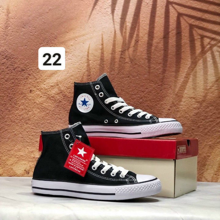 Giầy Thể Thao Converse Trắng, Đen Cao Cấp , Full Đen, Xanh Navy, Xám  - Sneaker Nam, Nữ