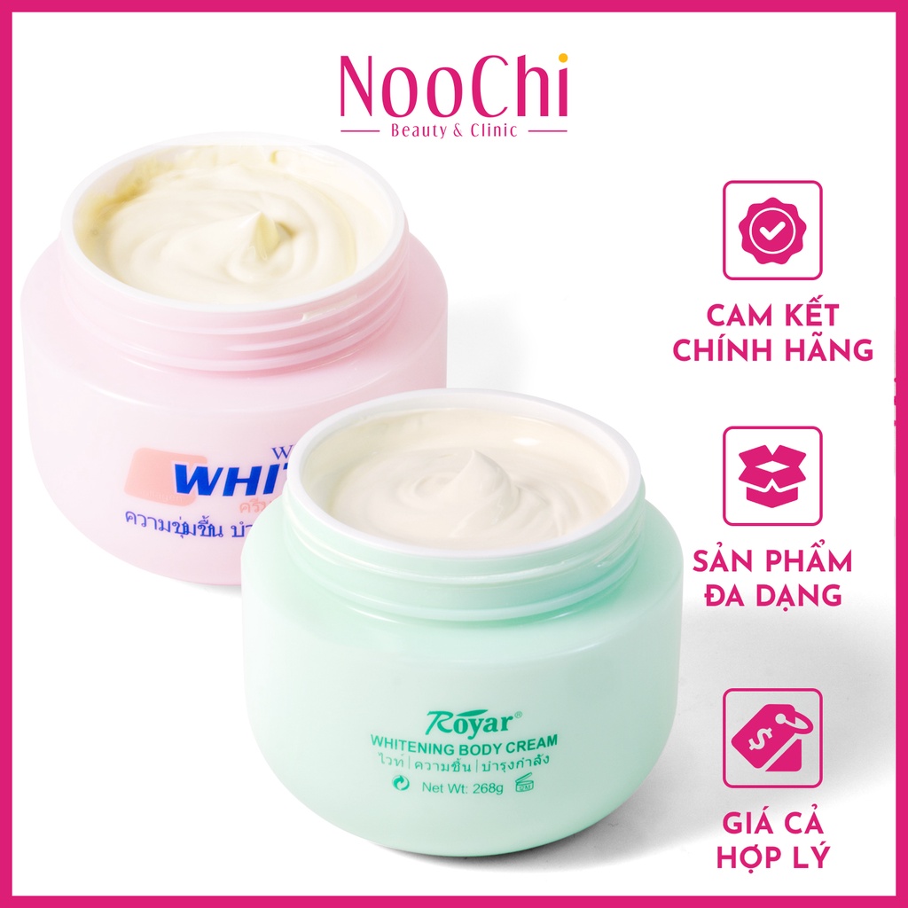 Kem Dưỡng Body Royar Trắng Da Dưỡng Ẩm 268g