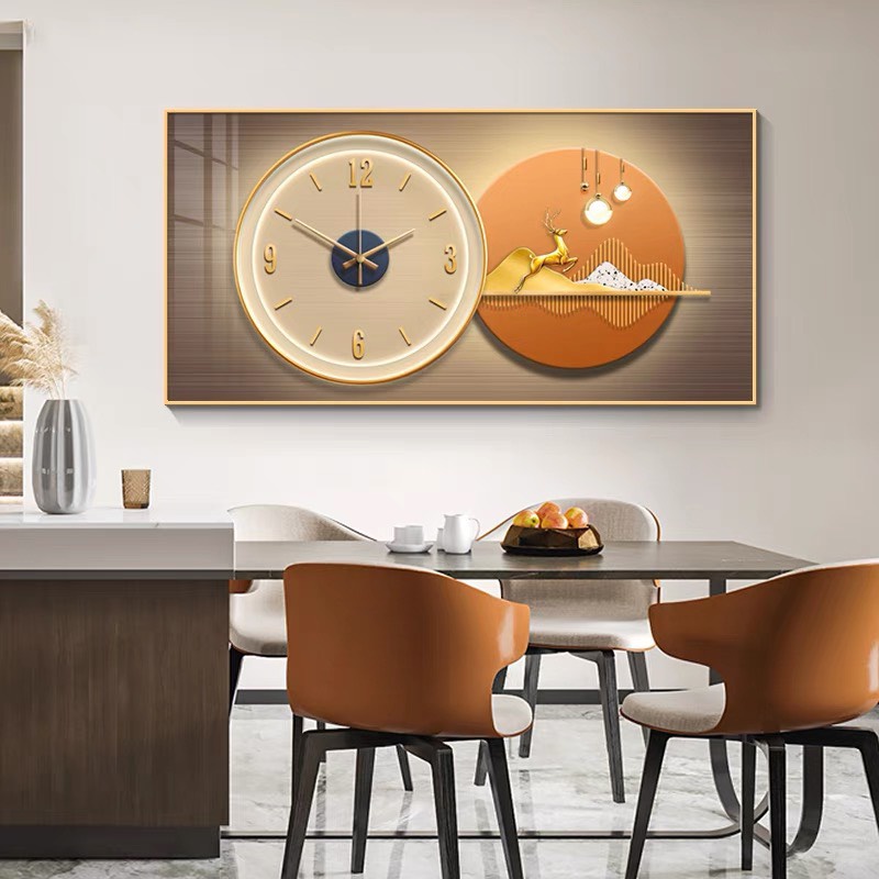 Tranh Đồng Hồ Treo Tường Tráng Gương Phòng Khách Ngủ Họp CTY Dero Nội Thất Xem Giờ QUà Tặng Tân Gia Decor Nhà Cửa Xem Gi