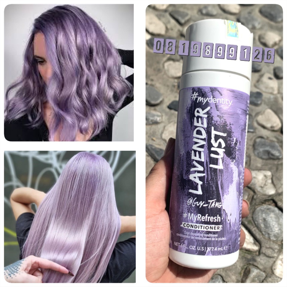 DẦU XÃ TĂNG CƯỜNG ÁNH SẮC MÀU MYREFRESH ( màu tím khói LAVENDER LUST) 177ML