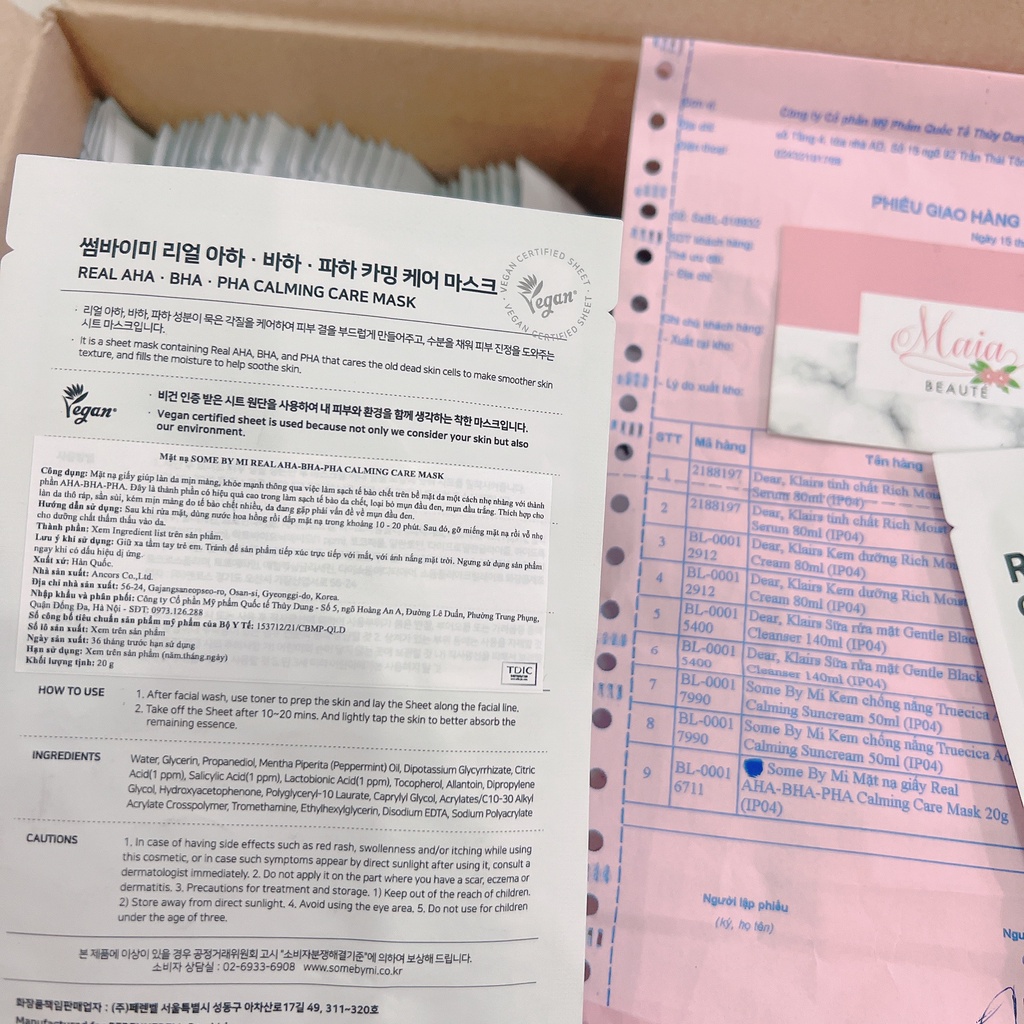 Mặt Nạ Dưỡng Da Some By Mi Real Care Mask 20g