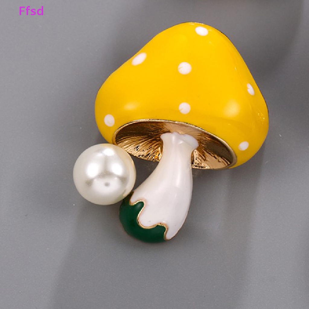 {Ffsd} Ghim Cài Áo Hoạt Hình Cây Nấm Tráng Men Tùy Chỉnh Vui Nhộn Dễ Thương * Bán Chạy