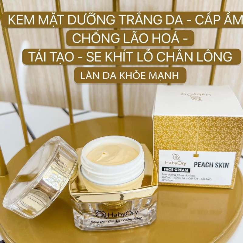 Kem dưỡng trắng da, cấp ẩm Habyory 30gr