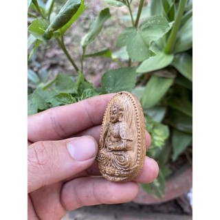 (Tuổi Tuất và Hợi) Đức Phật A Di Đà Trầm Hương Tốc Đeo Cổ