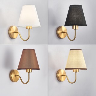 Đèn led treo tường bằng vải nghệ thuật phong cách bắc âu hiện đại