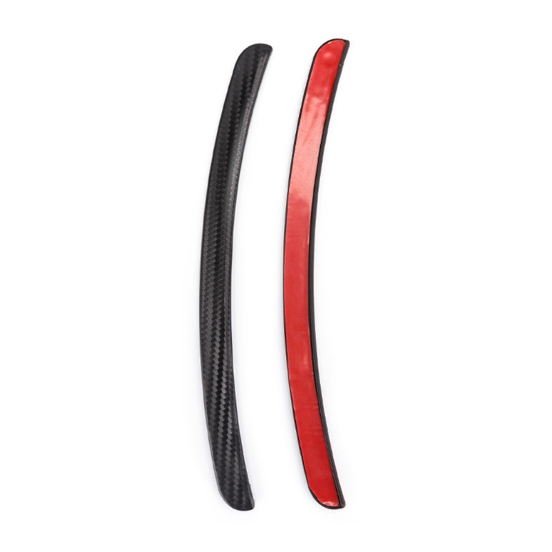 FENDER Set 2 Dải Dán Trang Trí Vành Bánh Xe Hơi Bằng Sợi Carbon Cao Cấp