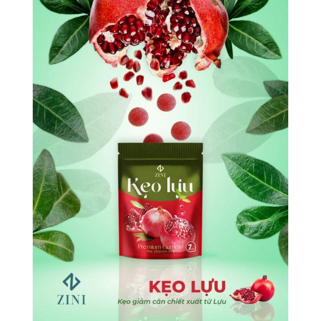 Kẹo lựu giảm cân Zini (Hộp 7 viên)
