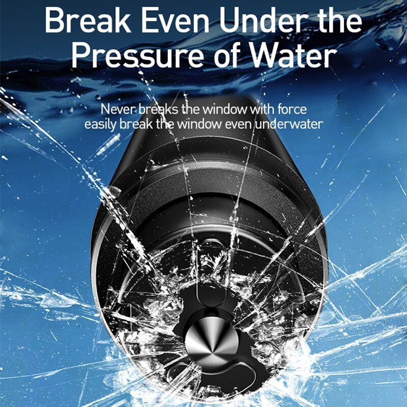 Búa phá kính thoát hiểm và cắt dây Baseus, giúp an toàn trong mọi tình huống - Cao Minh Shop