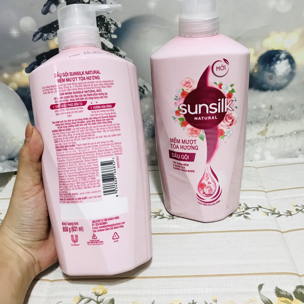 Dầu gội SUNSILK 650g