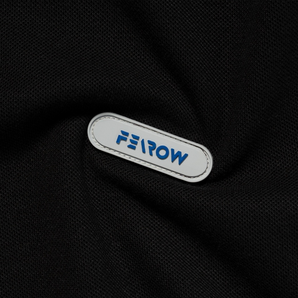 Áo Polo nam nữ local brand unisex Fearow Polo Cross / Đen Xám - APF7002