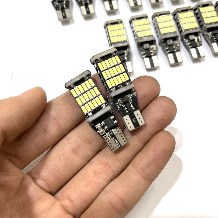 Đèn led xi nhan T15 gắn ô tô xe máy, đủ màu , Siêu Đẹp