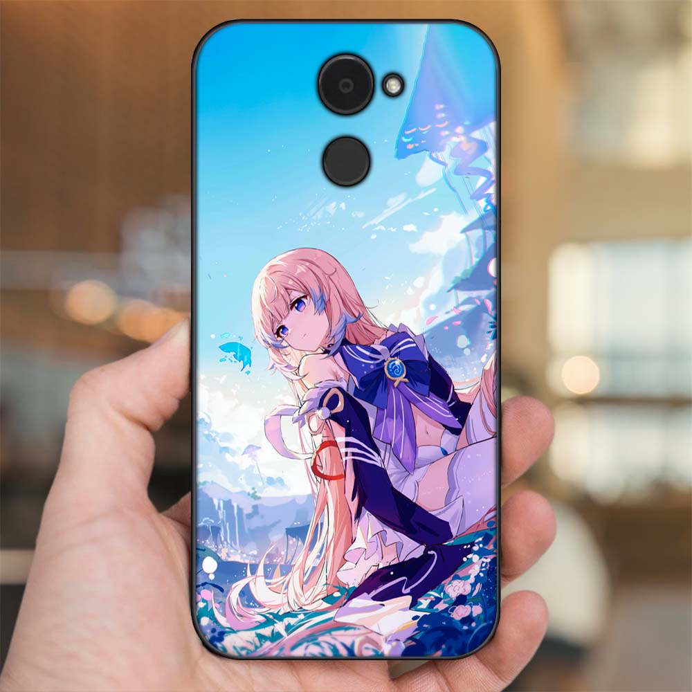 Ốp lưng Huawei Y7 Prime viền đen in hình Sangonomiya Kokomi Genshin Impact