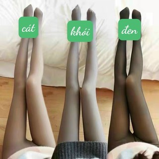 Quần tất lót nỉ 6d thật chân siêu dai chống xước