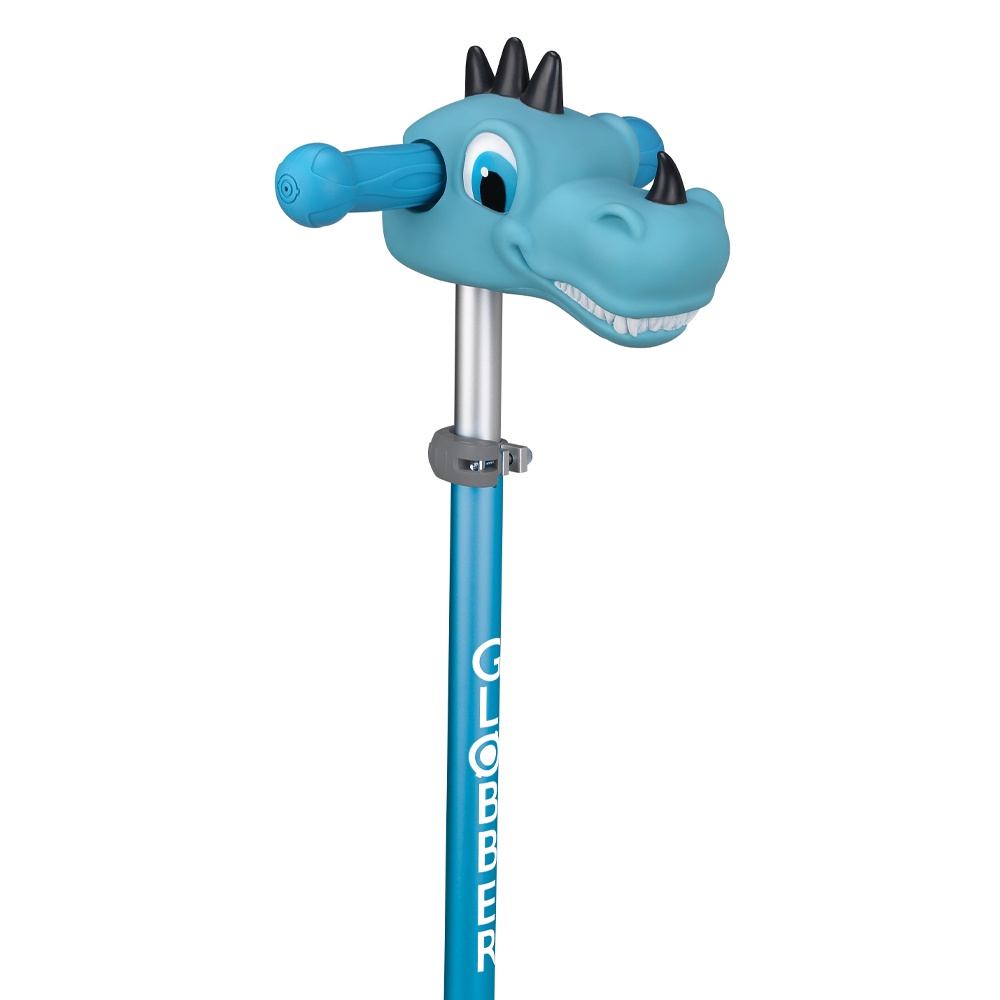 Bạn đồng hành Globber Scooter Friend - Đầu khủng long xanh dương