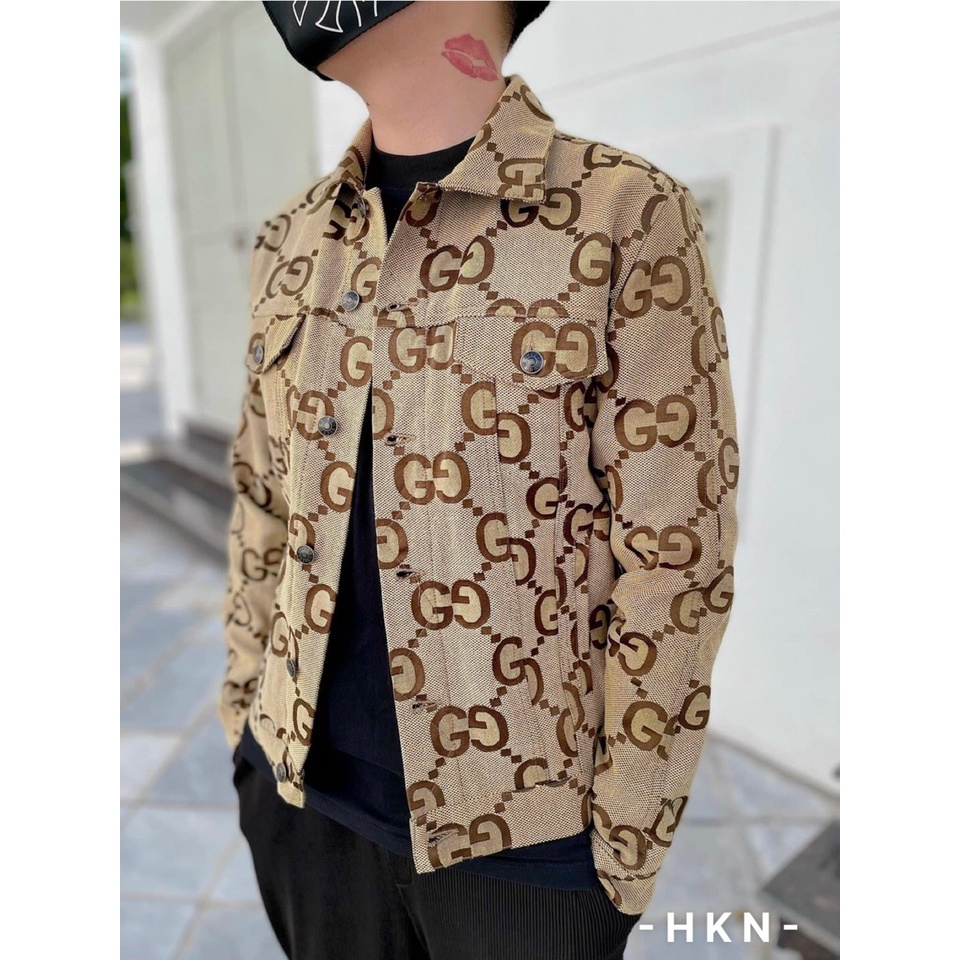 Áo Khoác Jean Gucci Cao Cấp New, Hàng Đẹp - Full Size Nam Nữ
