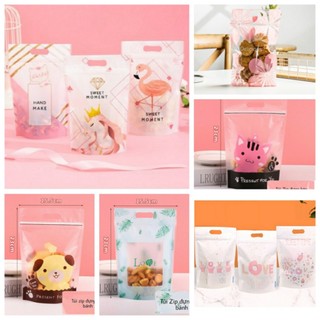 1 chiếc túi zip đựng kẹo Nougat, túi đựng bánh, đựng thực phẩm cao cấp