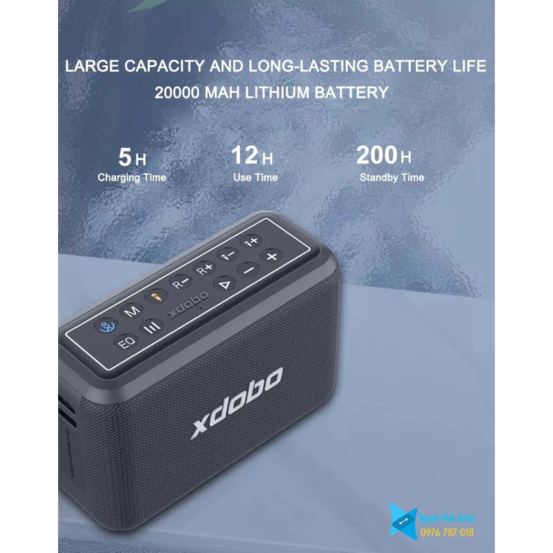Loa nghe nhạc và hát karaoke di động Xdobo X8pro 120W