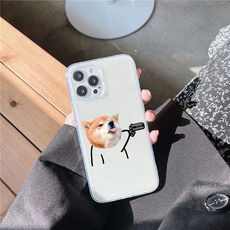Ốp đôi iphone độc lạ cặp đôi chó zang hồ siêu lầy lội dễ thương cute phô mai que 6/6s/7/8/X/XS/XR/11/12/13/14 Pro