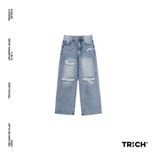 Uri ripped low rise jeans