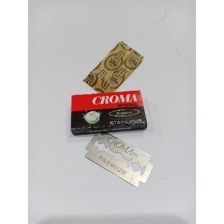 Hộp 10 lưỡi dao tem dao lam Croma Đức chuẩn 100%