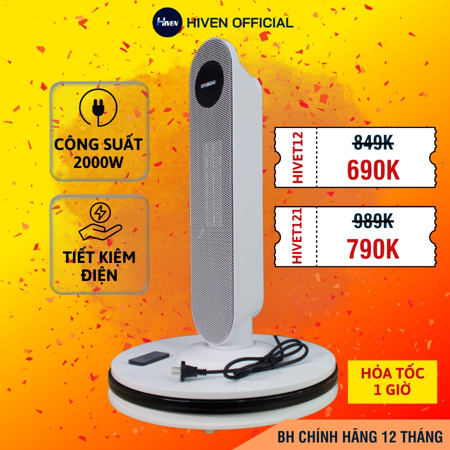 MÁY SƯỞI GỐM HYUNDAI- MÁY SƯỞI CHÍNH HÃNG LÀM ẤM NHANH, TỎA NHIỆT Đều – BH 12 Tháng