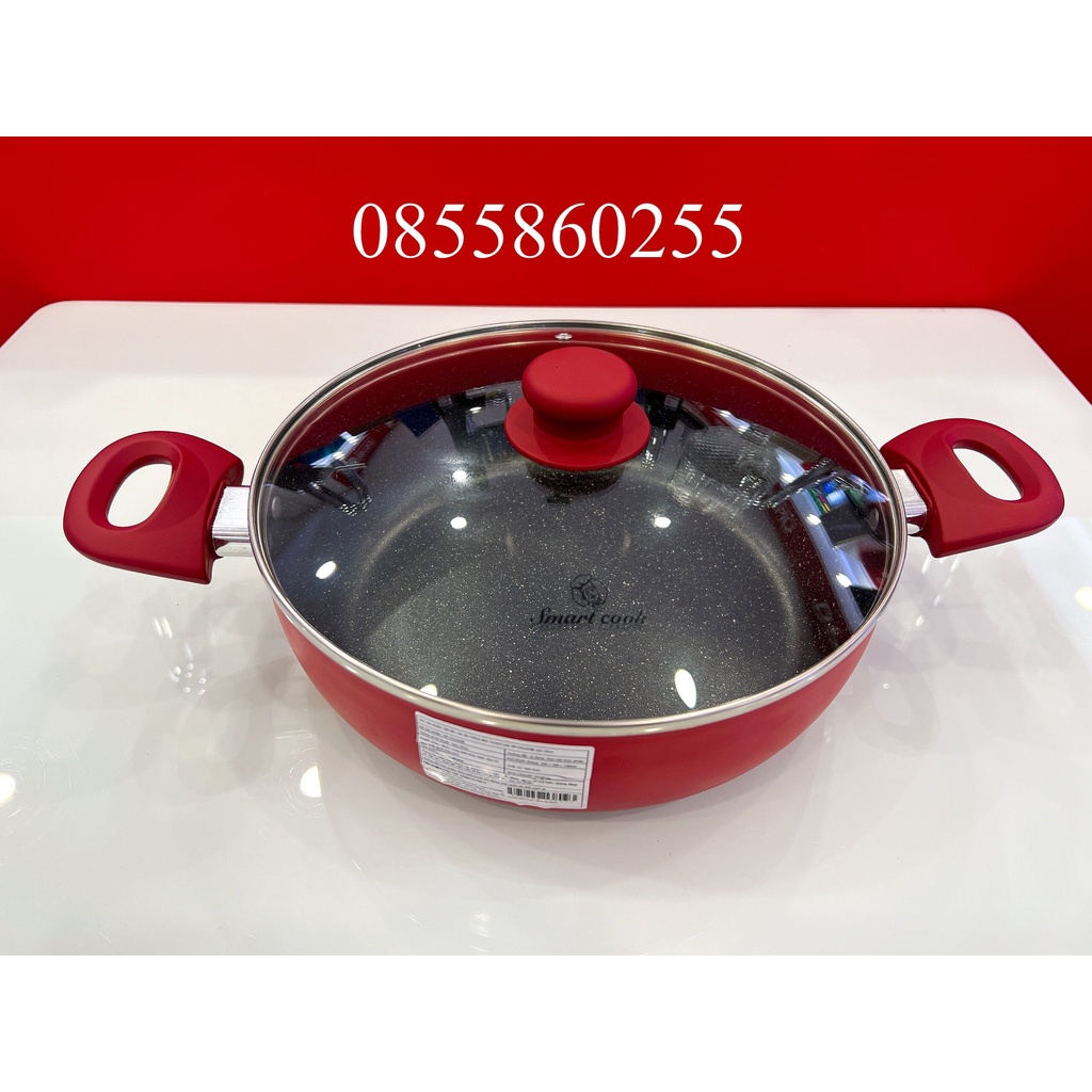 Nồi lẩu chống dính vân đá Smratcook 5552KMB chảo xào