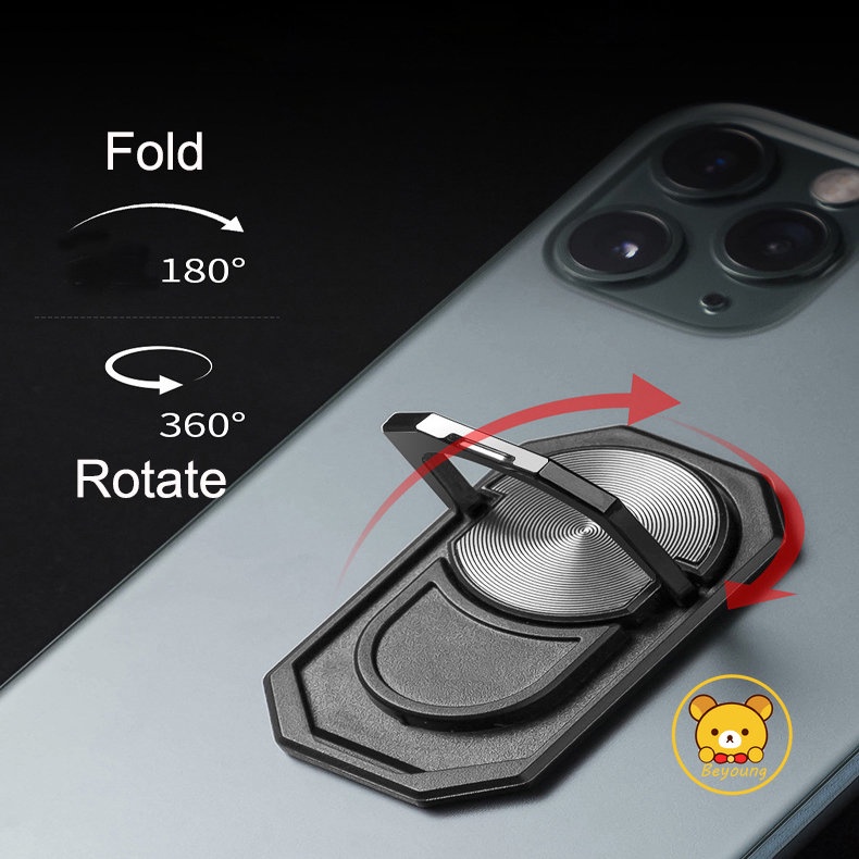 Gấp Xoay Giá Đỡ Điện Thoại Di Động Mát Nhẫn Đứng Carristo Kim Loại I-ring Giá Đỡ Điện Thoại 360 Irin