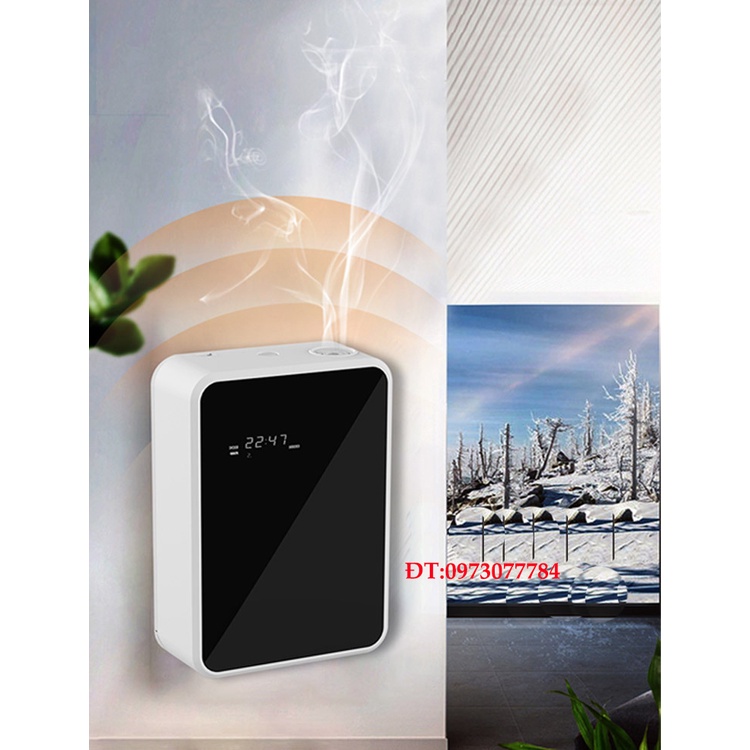 Máy xông tinh dầu công nghiệp có điều chỉnh qua wifi tiện lợi,khuếch tán trực tiếp tỏa hương không gian lớn 50-300m2