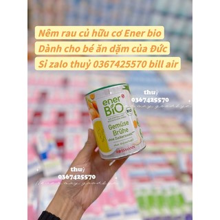( bill ✈️)Hạt nêm rau củ hữu cơ Ener Bio Đức (290g)