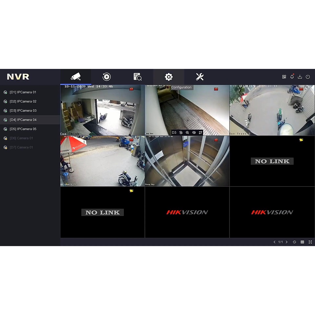 Bộ camera Hikvision ip 2mp 8 camera tích hợp mic thu âm siêu nét mới nhất chính hãng bảo hành 24 tháng