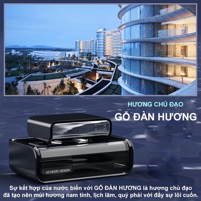 Nước Hoa Ô Tô DUKE Đặt Taplo Hương Thơm Tự Nhiên Khử Mùi, Chống Say Xe Cao Cấp