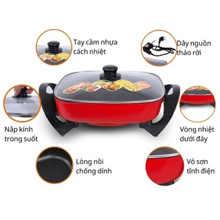 Chảo lẩu điện đa năng 5L COMET - CM7736
