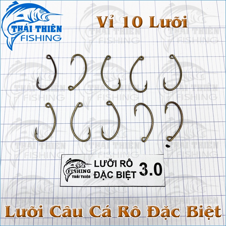 Combo 9 lưỡi câu cá rô đặc biệt làm thủ công