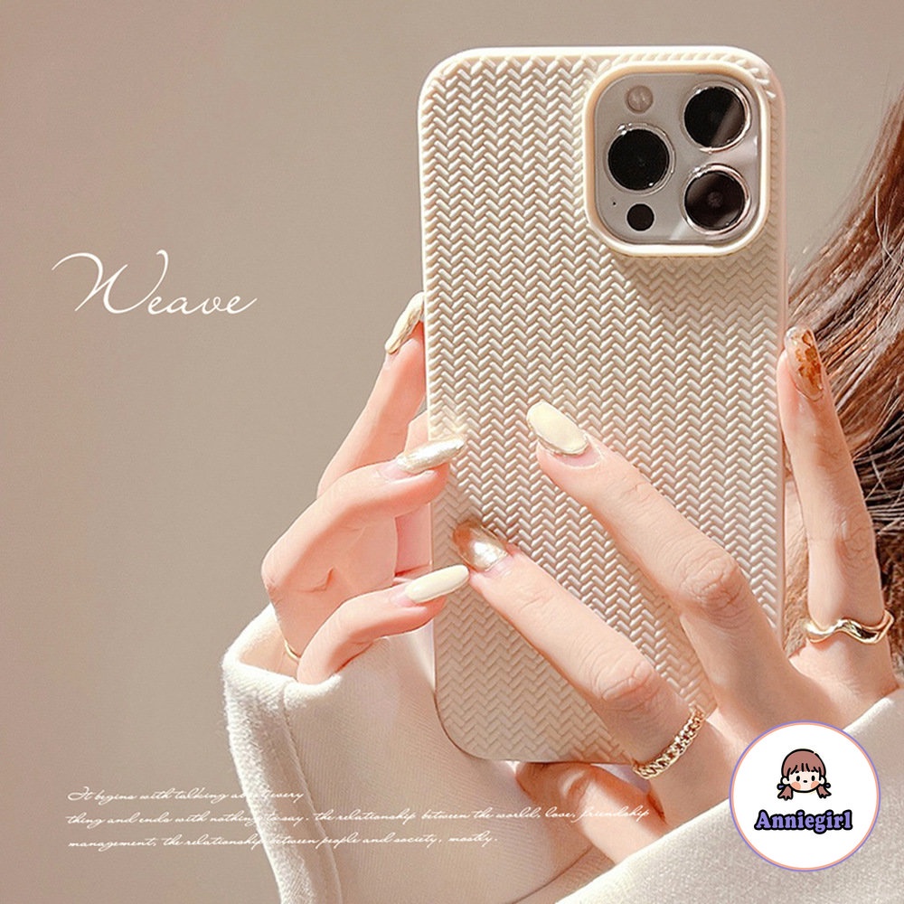 Ốp Điện Thoại TPU Mềm Chống Sốc Màu Be 3D Cho IPhone 14 13 12 11 Pro Max