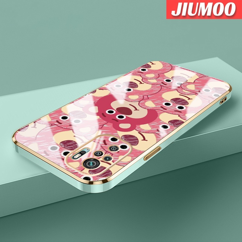 Ốp Điện Thoại Chống Sốc Bảo Vệ Ống Kính Máy Ảnh Hình Gấu Hoạt Hình Cho Xiaomi Poco M5s Redmi Note 10 4G Note 10s